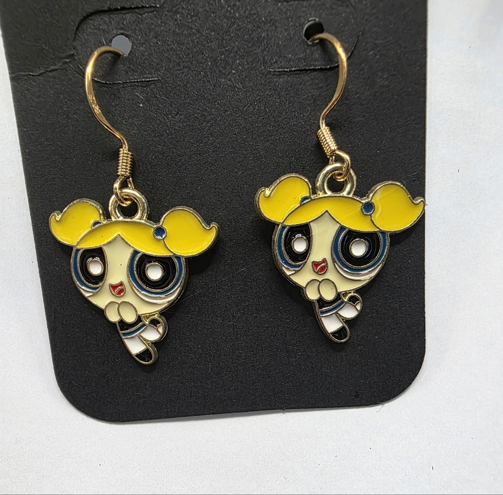 Powerpuff Girls Bubbles Earrings Handmade Hypoallergenic BUNDLE & OFFER 2SAVE‎